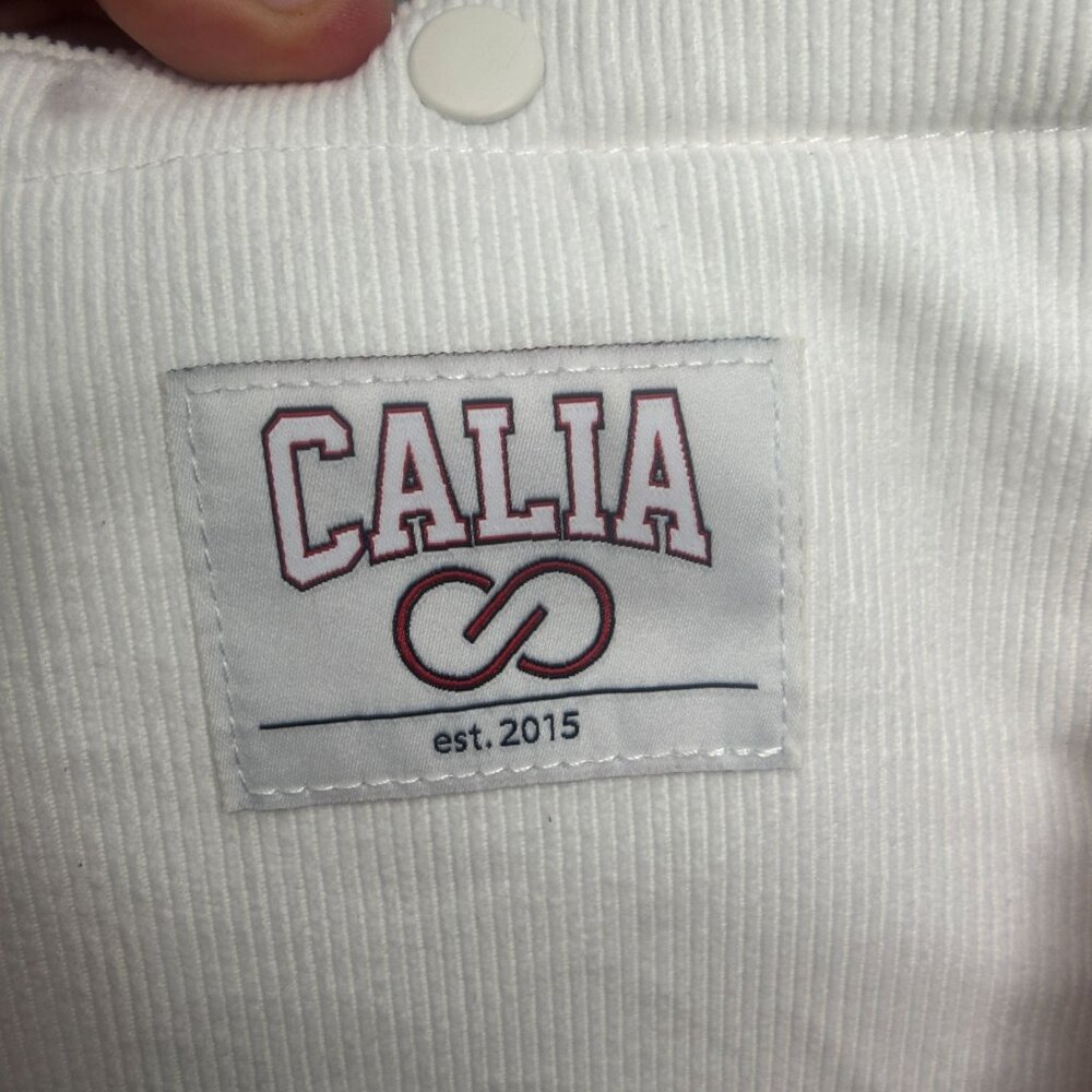 NWT CALIA Women's Anniversary Cord Tote Bag Cloud Cover Red White ONE SIZE - Picture 6 of 16